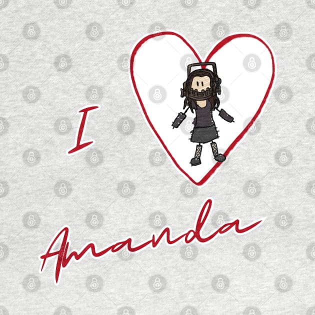 I Heart Amanda by RoserinArt